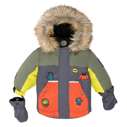 Baby Two Piece Snowsuit Monsters