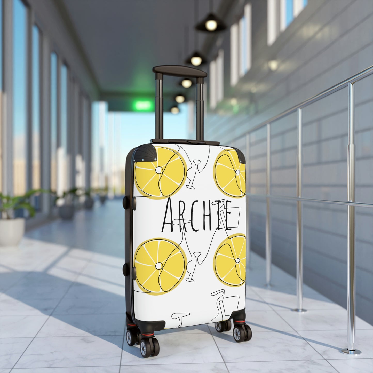 Custom Name Travel Suitcases