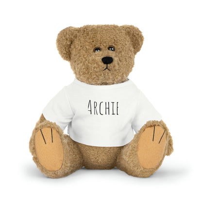 Custom Name- Plush Toy with T-Shirt