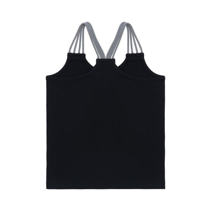 Organic Cotton Tank Top Black