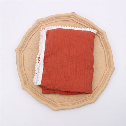 Organic Cotton  Baby Tassel Blankets