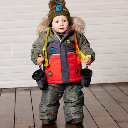 Baby Two Piece Snowsuit Monsters