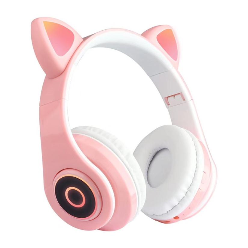 LED Cat Ear Noise Cancelling Headphones Bluetooth