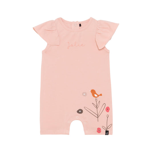 Organic Cotton Romper Pink