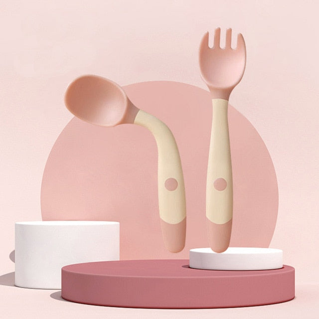 Silicone Spoon for Baby Utensils Set