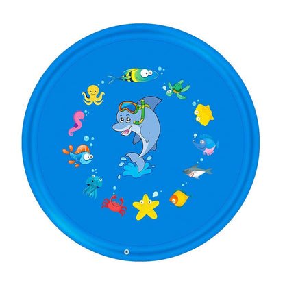 Outdoor Lawn Sea Animal Inflatable Water Sprinkler Play Pad