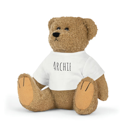 Custom Name- Plush Toy with T-Shirt