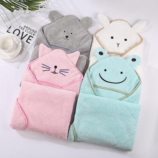 Baby Poncho Bath Towel /Blanket Newborn