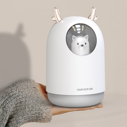 Animal Humidifier Rechargeable Night Light Kids Bedroom Aroma Diffuser Cool Mist Maker Air Creative Gift USB With Romantic Lamp