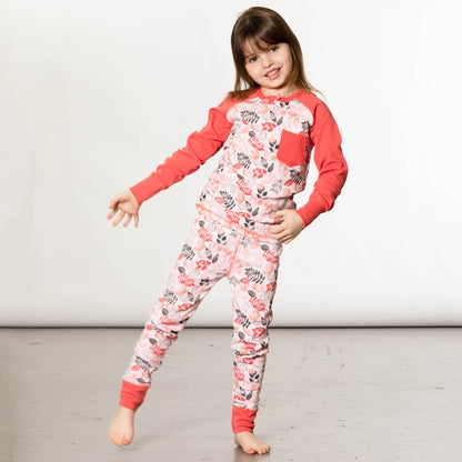 Organic Cotton Two Piece Pajama Set Owl