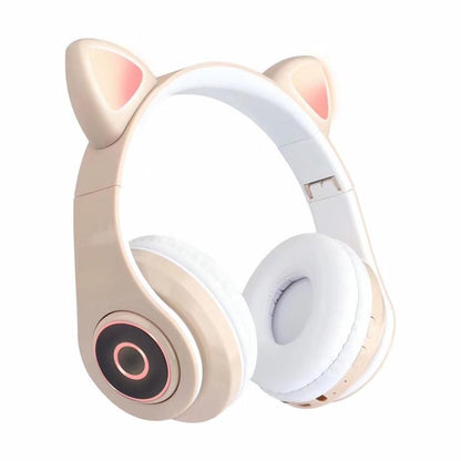 LED Cat Ear Noise Cancelling Headphones Bluetooth