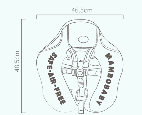 Solid Non-inflatable Newborn Baby Waist Float