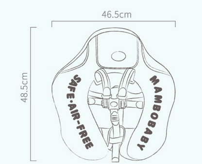 Solid Non-inflatable Newborn Baby Waist Float