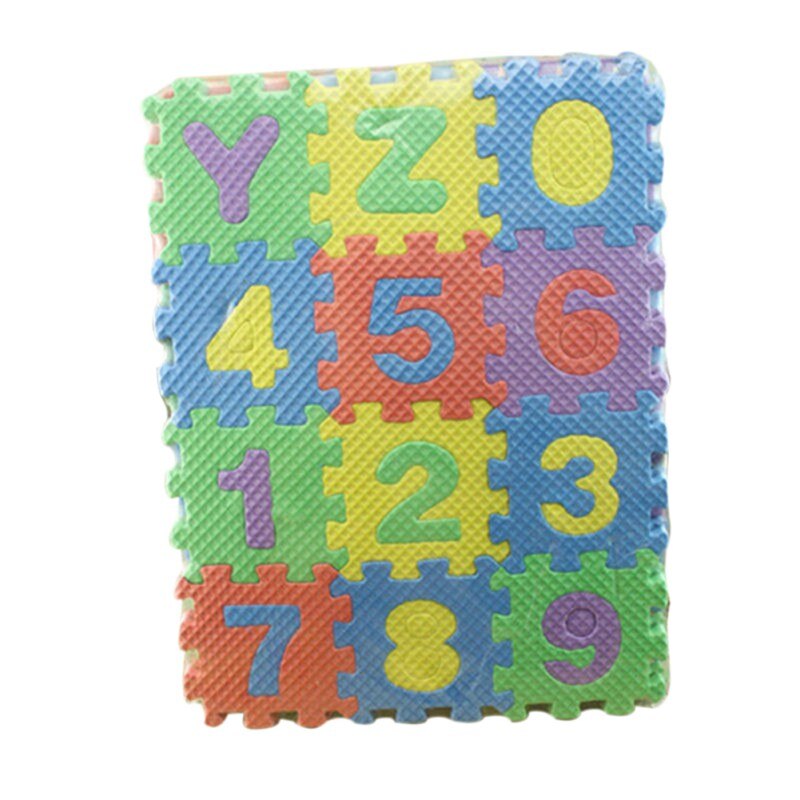 36 pcs Digital Alphabet Bubble Puzzle Mats