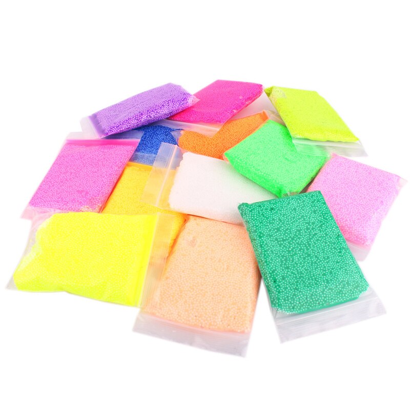 12 Colors Snow Mud Fluffy Foam Slime Non-toxic Toy