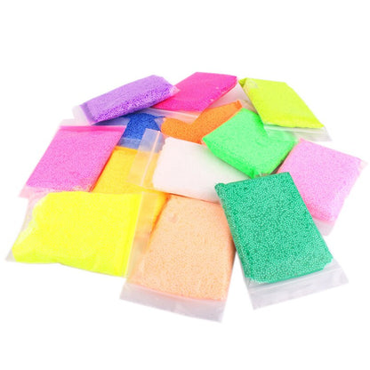 12 Colors Snow Mud Fluffy Foam Slime Non-toxic Toy