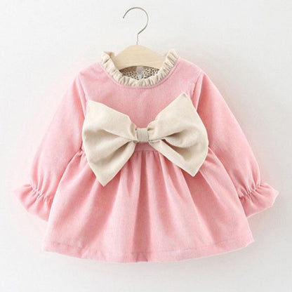 Girl Dress 3M-3Y Newborn Kids Baby Girl Winter Warm Clothes