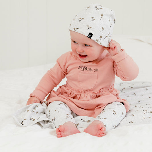 Organic Cotton Blanket Printed Small Flowers