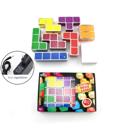 Puzzle 3D LED Night Light Toy Brick Stackable