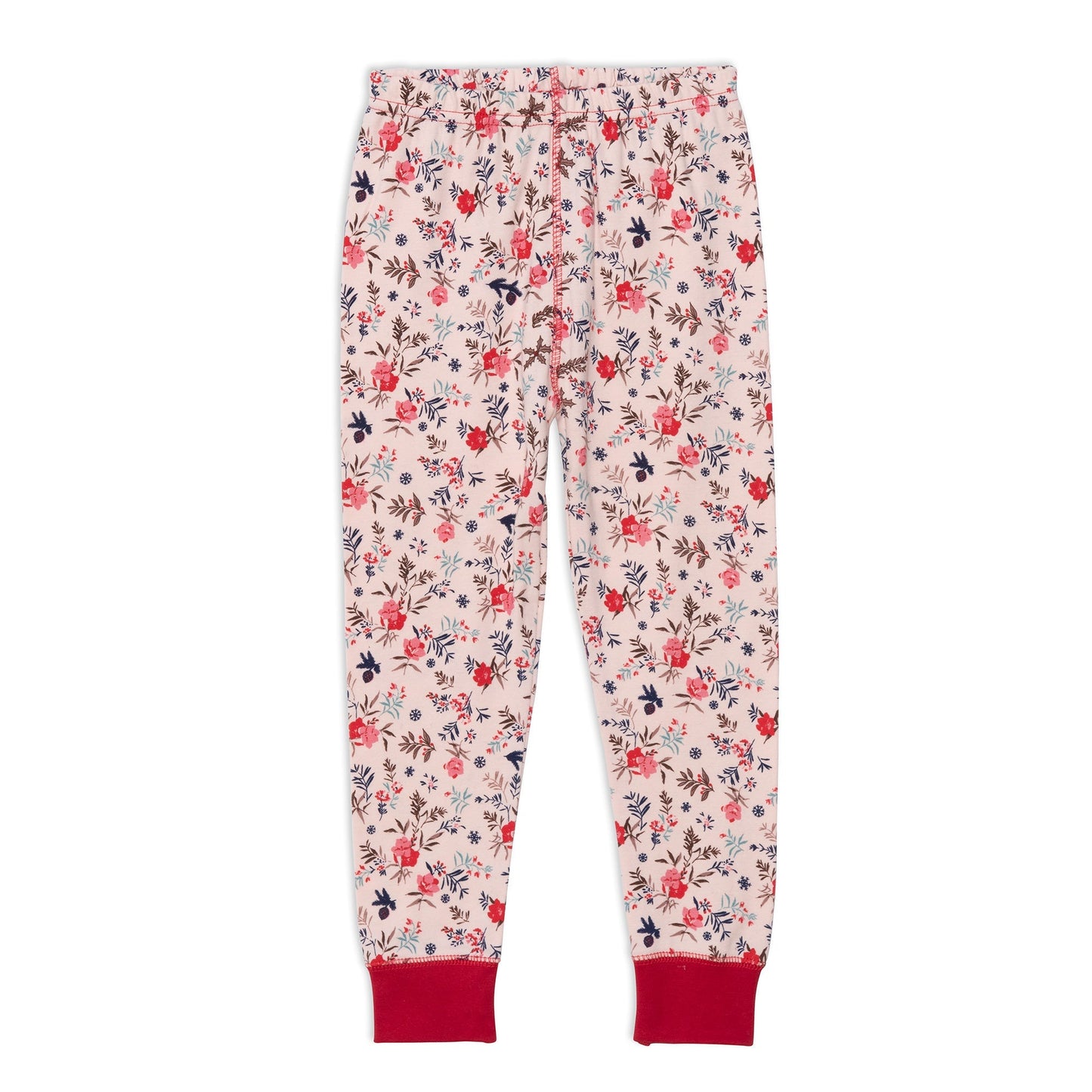 Organic Cotton Two Piece Printed Pajama Set With Deer