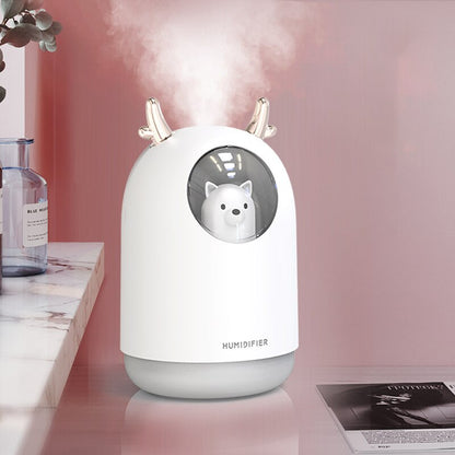 Animal Humidifier Rechargeable Night Light Kids Bedroom Aroma Diffuser Cool Mist Maker Air Creative Gift USB With Romantic Lamp