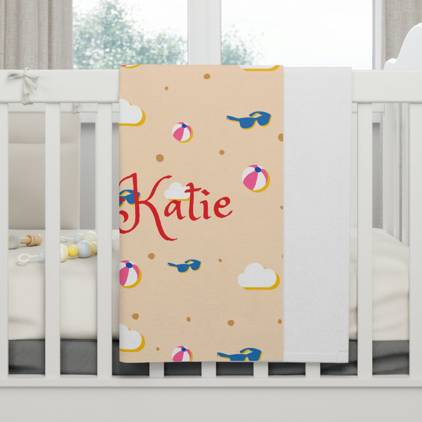 Custom Baby Name - Soft Fleece Blanket