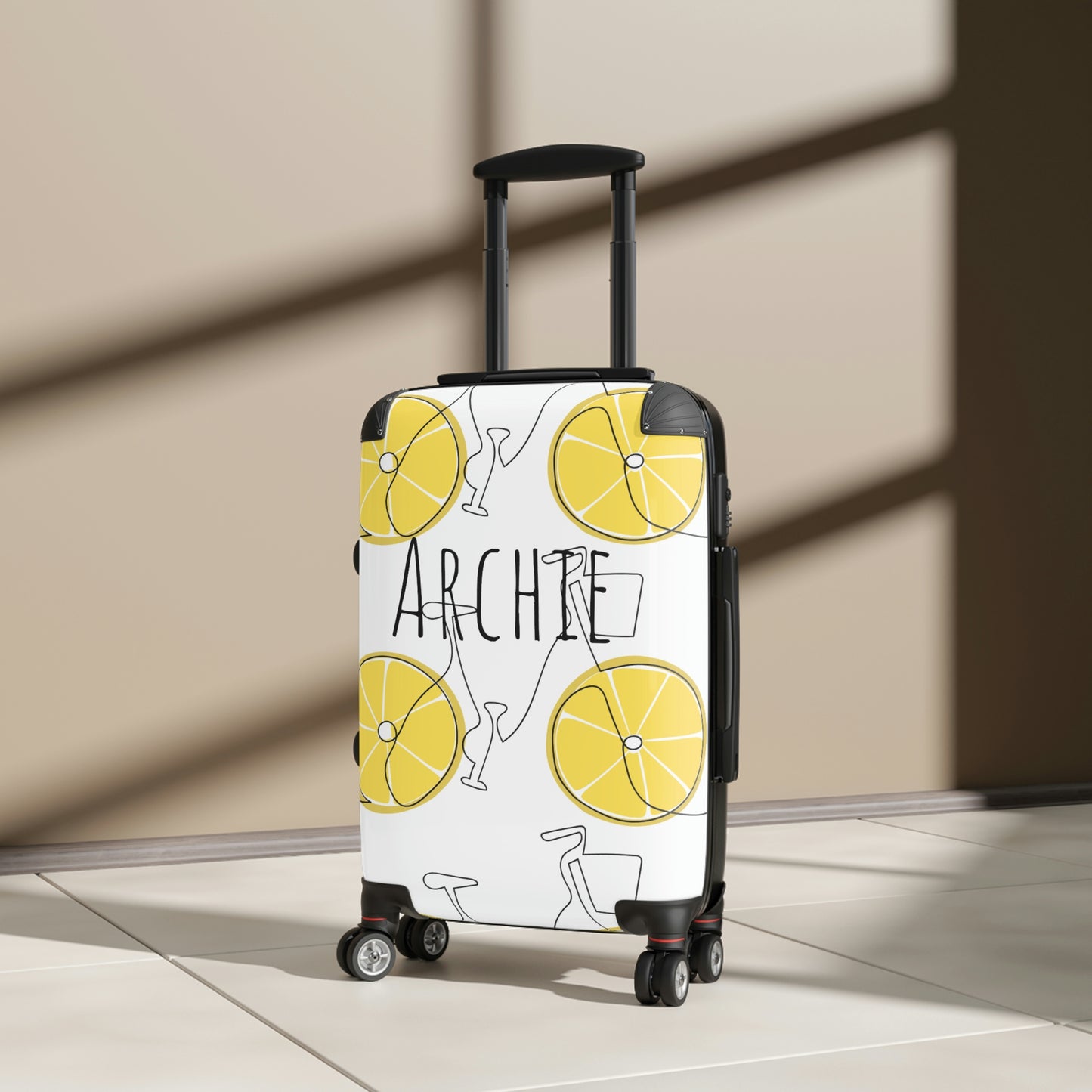 Custom Name Travel Suitcases