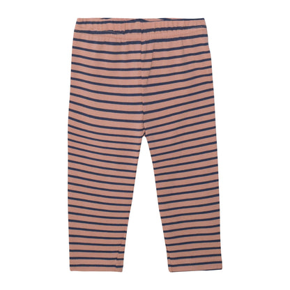 Organic Cotton Top and Striped Legging Set