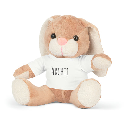 Custom Name- Plush Toy with T-Shirt