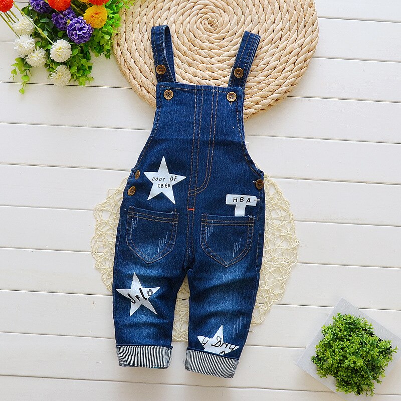 Toddler /Boys Long Pants Denim Overalls Dungarees