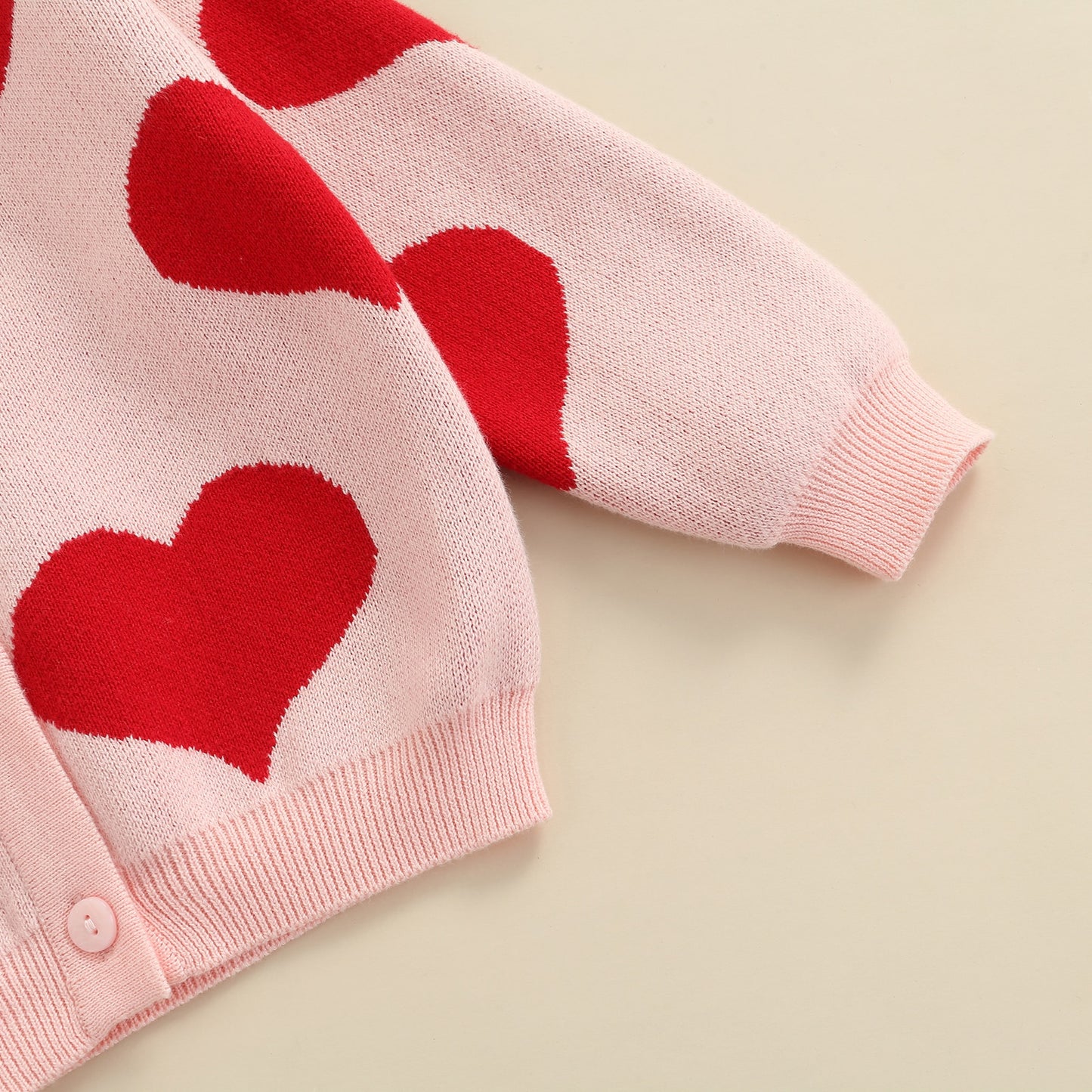 Heart Knitted Baby Sweater