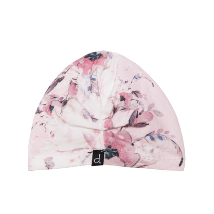 Organic Cotton Turban Floral Pink